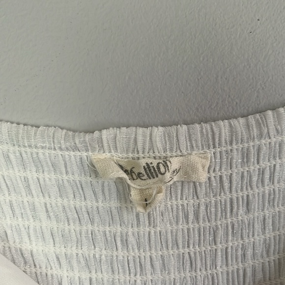 Rebellion white maxi dress size Large - Picture 5 of 7